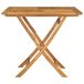 Conjunto de comedor de jardín 5 piezas madera maciza de teca Conjunto de comedor de jardín 5 piezas madera maciza de teca Marrón