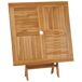 Conjunto de comedor de jardín 5 piezas madera maciza de teca Conjunto de comedor de jardín 5 piezas madera maciza de teca Marrón