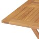 Conjunto de comedor de jardín 5 piezas madera maciza de teca Conjunto de comedor de jardín 5 piezas madera maciza de teca Marrón