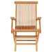 Conjunto de comedor de jardín 5 piezas madera maciza de teca Conjunto de comedor de jardín 5 piezas madera maciza de teca Marrón