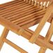 Conjunto de comedor de jardín 5 piezas madera maciza de teca Conjunto de comedor de jardín 5 piezas madera maciza de teca Marrón