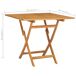 Conjunto de comedor de jardín 5 piezas madera maciza de teca Conjunto de comedor de jardín 5 piezas madera maciza de teca Marrón