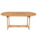 Conjunto de comedor de jardín 7 piezas madera maciza de teca Conjunto de comedor de jardín 7 piezas madera maciza de teca Marrón
