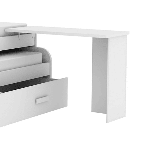 Mesa de cama compacta Ella 76,5x102150202242x45cm