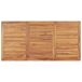 Conjunto de comedor de jardín 7 piezas madera maciza de teca Conjunto de comedor de jardín 7 piezas madera maciza de teca Marrón