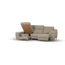 Sofá-cama Elegance Bege com Chaise Longue Esquerda
