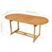 Conjunto de comedor de jardín 9 piezas madera maciza de teca Conjunto de comedor de jardín 9 piezas madera maciza de teca Marrón