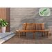 Banco de jardín - Leming - Madera 250x125 Banco de jardín - Leming - Madera 250x125 Marrón
