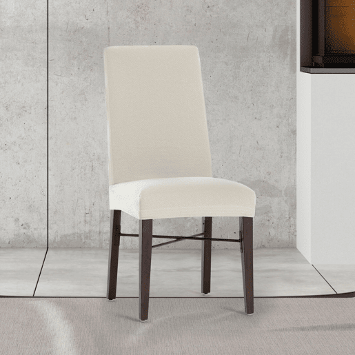 Capa para Cadeira Eysa BRONX Branco quente 50 x 55 x 50 cm 2 Unidades