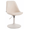 Silla De Comedor Maverick Simil cuero Crema 57X48X76 cm