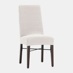 Capa para Cadeira Eysa JAZ Branco quente 50 x 60 x 50 cm 2 Unidades