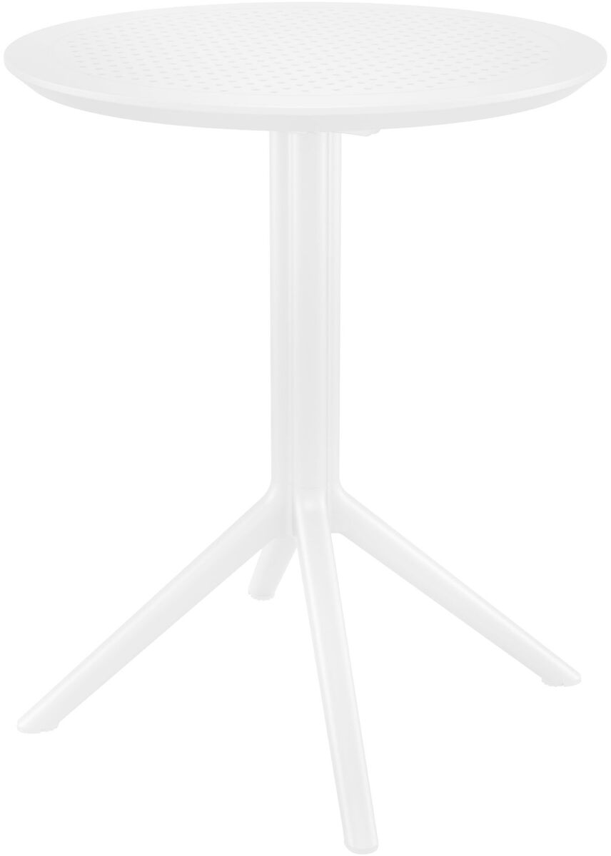 Mesa plegable sky plástico blanco 60x60x74 cm