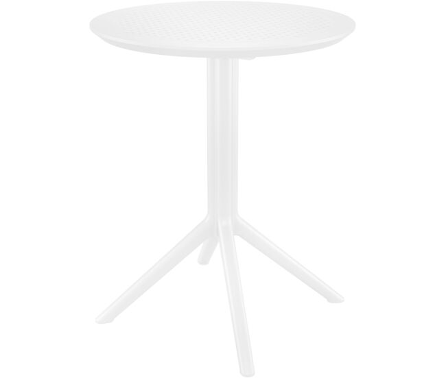Mesa plegable sky plástico blanco 60x60x74 cm