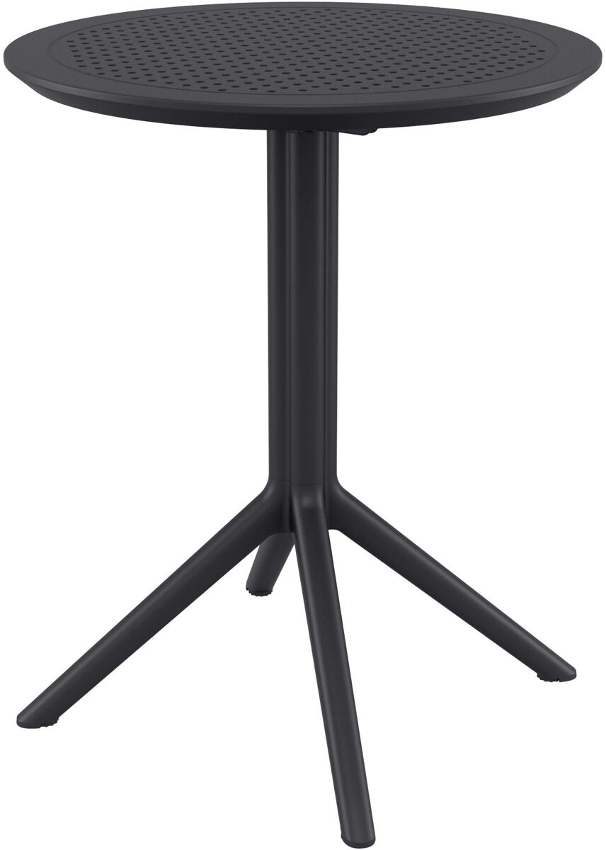 mesa plegable sky plastico negro 60x60x74 cm