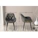 Silla de comedor - Tanna - Terciopelo Silla de comedor - Tanna - Terciopelo Antracita