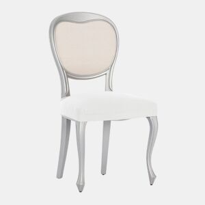Capa para Cadeira Eysa BRONX Branco 50 x 5 x 50 cm 2 Unidades