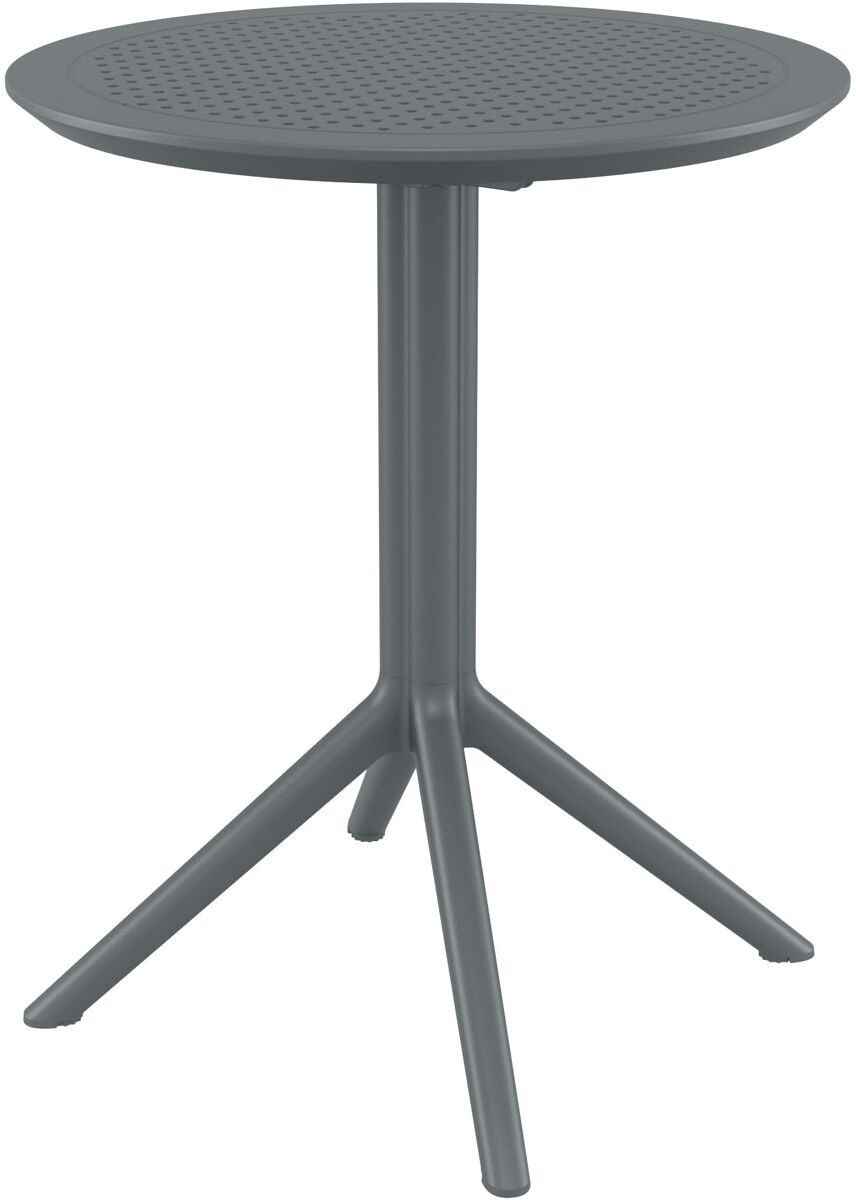 Mesa plegable sky plástico gris oscuro 60x60x74 cm