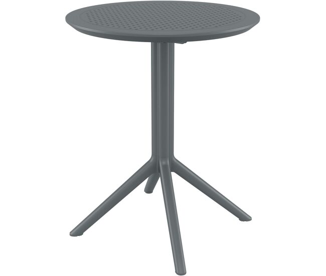 Mesa plegable sky plástico gris oscuro 60x60x74 cm
