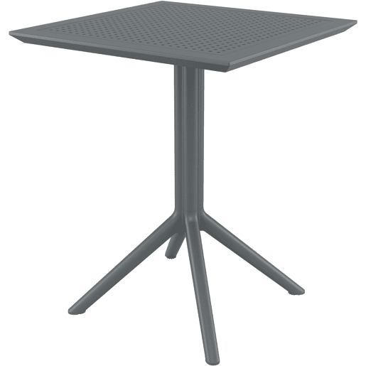Mesa plegable Sky Plástico Gris oscuro 60X60X74 cm