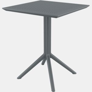 Mesa plegable Sky Plástico Gris oscuro 60X60X74 cm