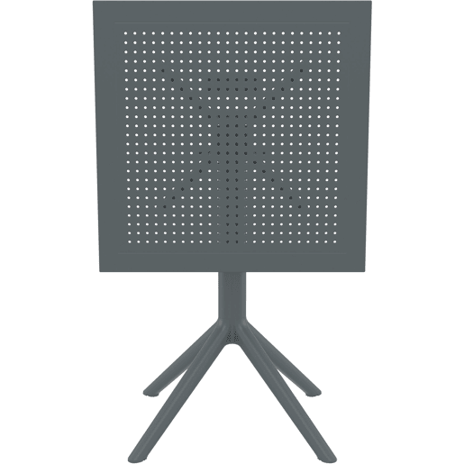 Mesa plegable Sky Plástico Gris oscuro 60X60X74 cm