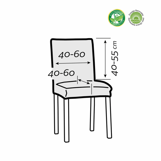Capa para Cadeira Sofaskins NIAGARA 2 Unidades - Verde