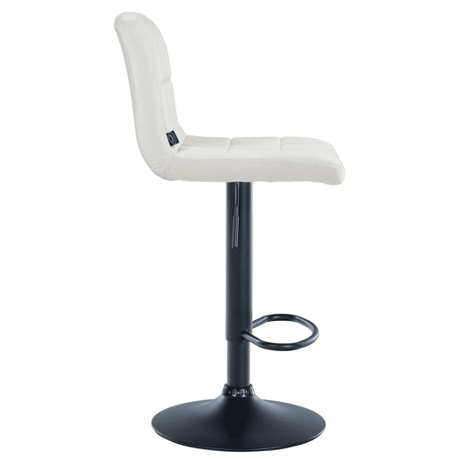 Taburete de Bar Peru Terciopelo Crema 47X46X94 cm