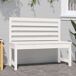 Banco De Jardín 109x48 Banco De Jardín 109x48 Blanco