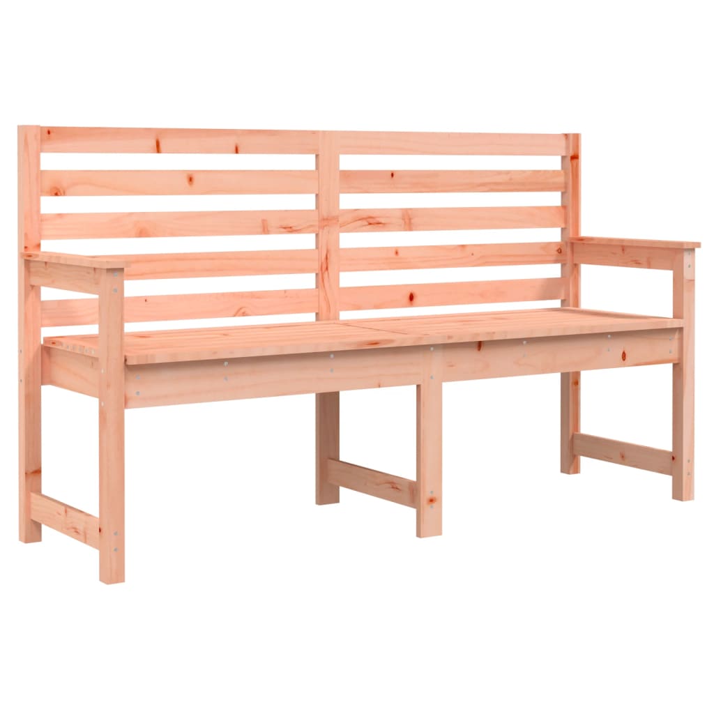 Vidaxl banco de jardín madera maciza douglas 159,5x48x91,5 cm