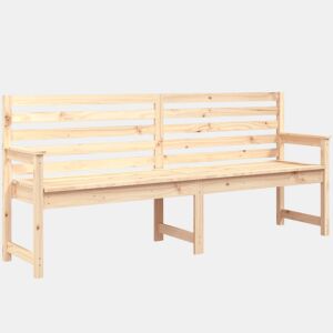 vidaXL Banco de jardim 203,5x48x91,5 cm madeira de pinho maciça