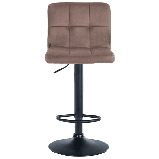 Taburete de Bar Peru Terciopelo Marrón 47X46X94 cm