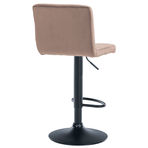 Taburete de Bar Peru Terciopelo Marrón 47X46X94 cm