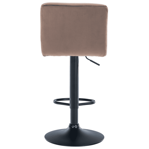 Taburete de Bar Peru Terciopelo Marrón 47X46X94 cm