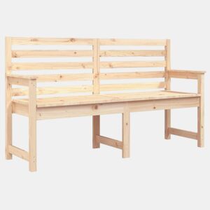 vidaXL Banco de jardim 159,5x48x91,5 cm madeira de pinho maciça