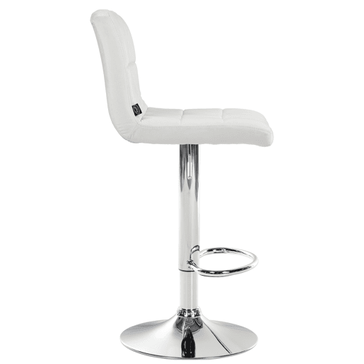 Taburete de Bar Peru Terciopelo Crema 47X46X94 cm