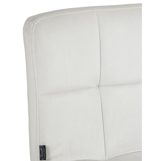 Taburete de Bar Peru Terciopelo Crema 47X46X94 cm