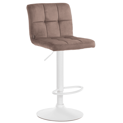 Taburete de Bar Peru Terciopelo Marrón 47X46X94 cm