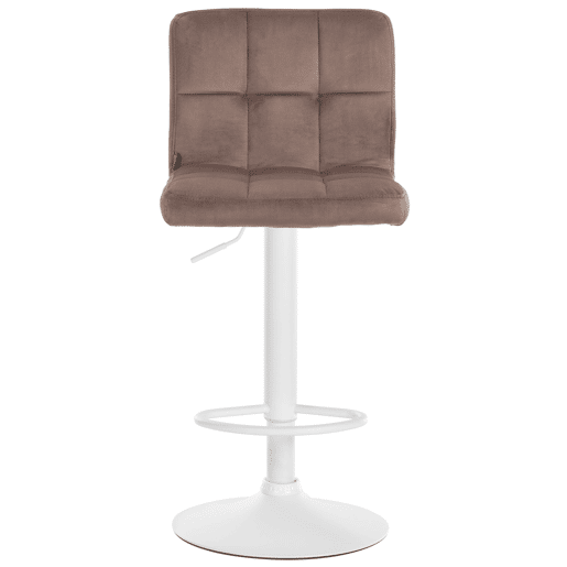 Taburete de Bar Peru Terciopelo Marrón 47X46X94 cm