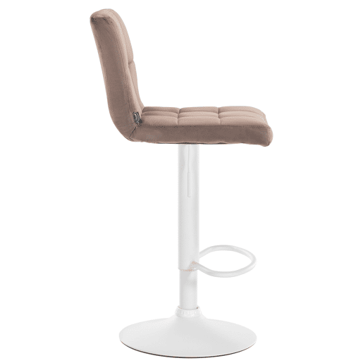 Taburete de Bar Peru Terciopelo Marrón 47X46X94 cm