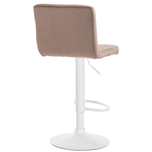 Taburete de Bar Peru Terciopelo Marrón 47X46X94 cm