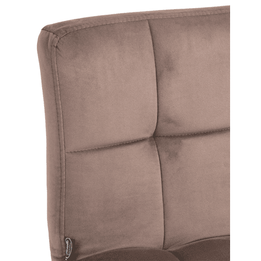 Taburete de Bar Peru Terciopelo Marrón 47X46X94 cm
