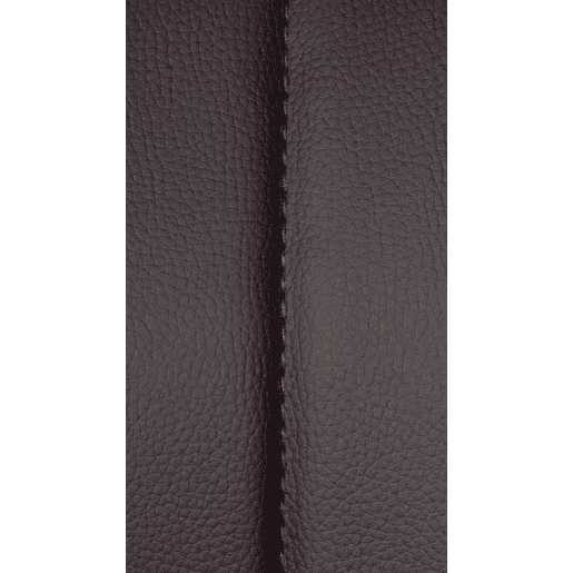 Taburete de bar Milet en polipiel Simil cuero Marrón 48X47X85 cm