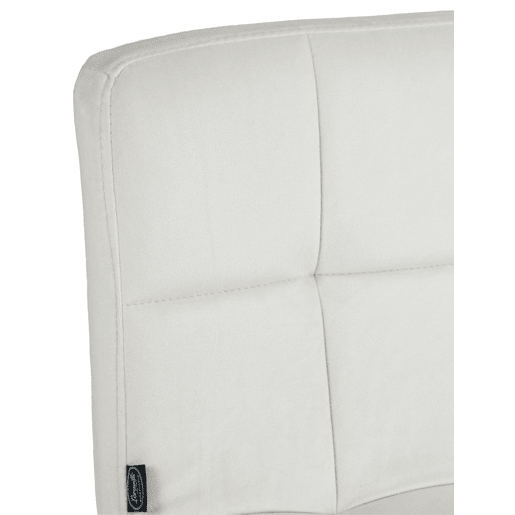 Taburete de Bar Peru Terciopelo Crema 47X46X94 cm