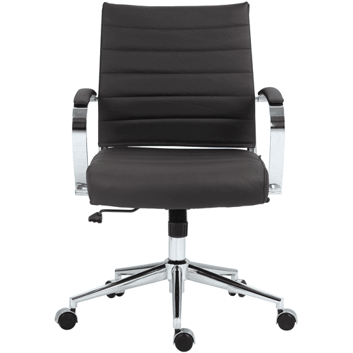 Silla de oficina Oakland Cuero auténtico Marrón 62X57X90 cm