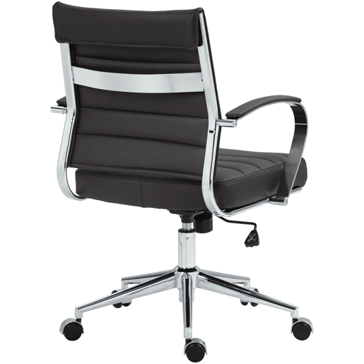 Silla de oficina Oakland Cuero auténtico Marrón 62X57X90 cm