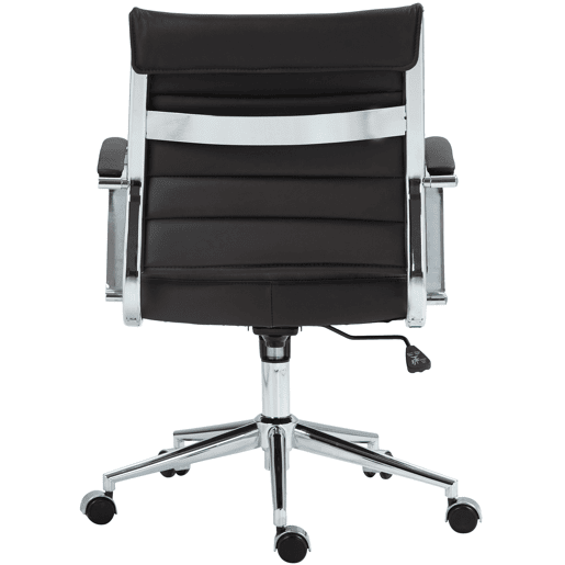 Silla de oficina Oakland Cuero auténtico Marrón 62X57X90 cm