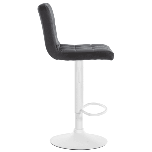 Taburete de Bar Peru Terciopelo Negro 47X46X94 cm