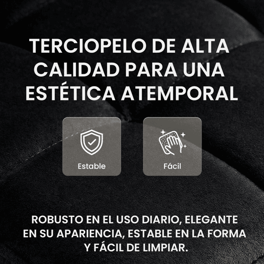 Taburete de Bar Peru Terciopelo Negro 47X46X94 cm