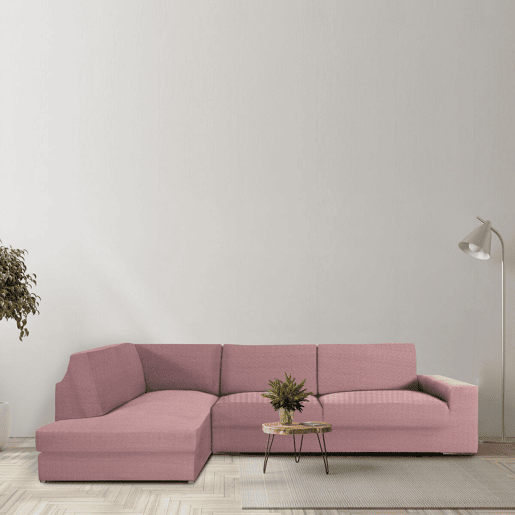 Capa do Sofá Eysa JAZ Cor de Rosa 110 x 120 x 500 cm Capa do Sofá Eysa JAZ Cor de Rosa 110 x 120 x 500 cm