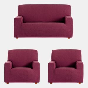 Conjunto de capas para sofá Eysa TROYA Castanho-avermelhado 70 x 110 x 210 cm 3 Peças